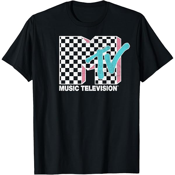 Amazon.com: MTV Classic Fit Black T-Shirt - Vintage TV